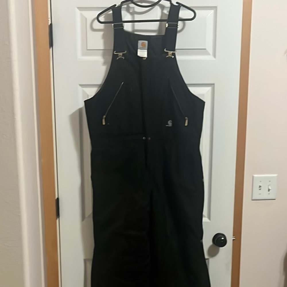 Carhartt Black Insulated Overalls